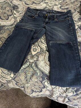 American Eagle Outfitters Dark Indigo Straight Leg Jeans
